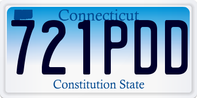 CT license plate 721PDD