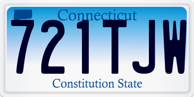 CT license plate 721TJW