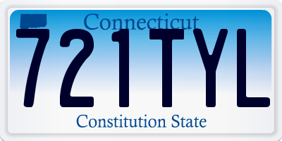 CT license plate 721TYL