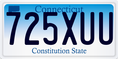 CT license plate 725XUU
