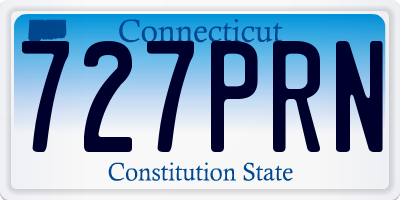 CT license plate 727PRN