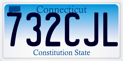 CT license plate 732CJL