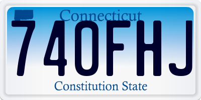 CT license plate 740FHJ