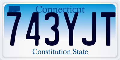 CT license plate 743YJT