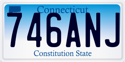 CT license plate 746ANJ