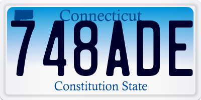 CT license plate 748ADE