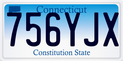 CT license plate 756YJX