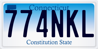 CT license plate 774NKL