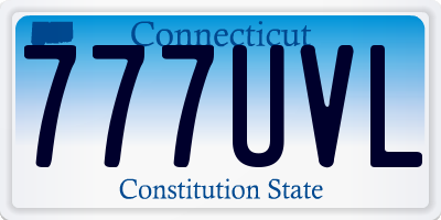 CT license plate 777UVL