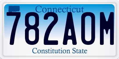 CT license plate 782AOM