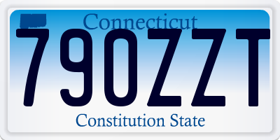 CT license plate 790ZZT