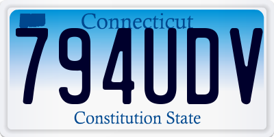 CT license plate 794UDV