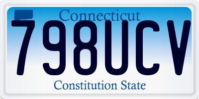 CT license plate 798UCV