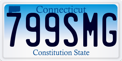 CT license plate 799SMG