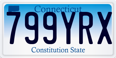 CT license plate 799YRX