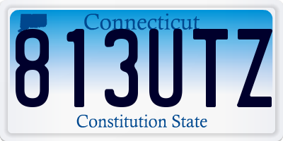CT license plate 813UTZ