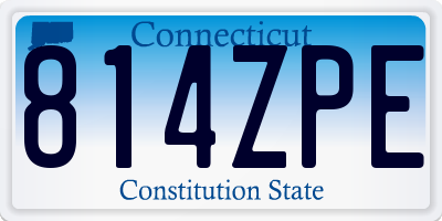 CT license plate 814ZPE