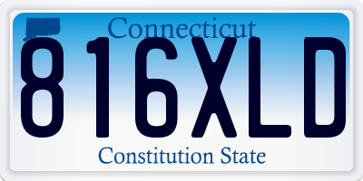 CT license plate 816XLD