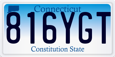 CT license plate 816YGT