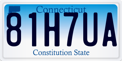 CT license plate 81H7UA