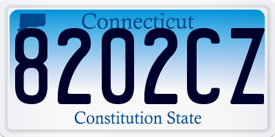 CT license plate 8202CZ