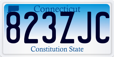 CT license plate 823ZJC