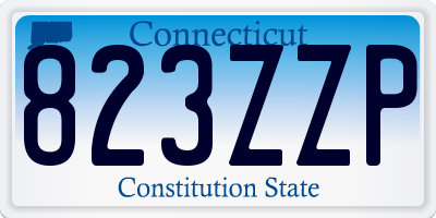 CT license plate 823ZZP