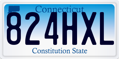 CT license plate 824HXL