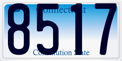 CT license plate 8517