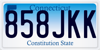 CT license plate 858JKK