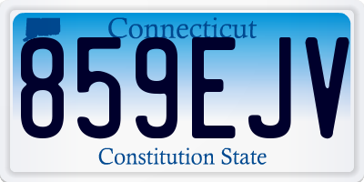 CT license plate 859EJV