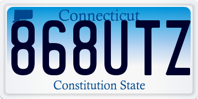 CT license plate 868UTZ