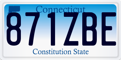 CT license plate 871ZBE