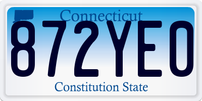 CT license plate 872YE0