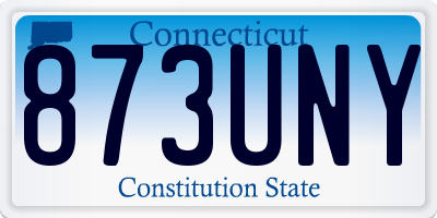 CT license plate 873UNY