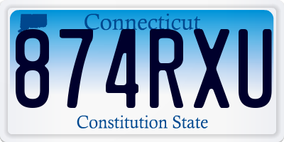 CT license plate 874RXU