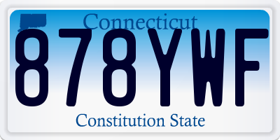 CT license plate 878YWF