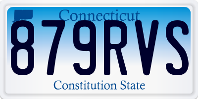 CT license plate 879RVS