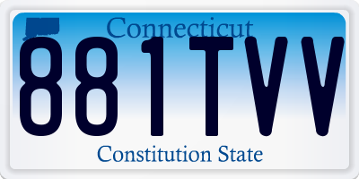 CT license plate 881TVV