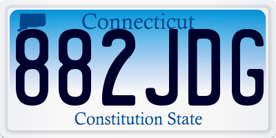 CT license plate 882JDG