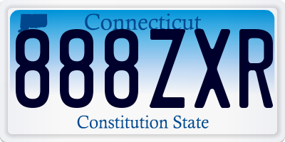 CT license plate 888ZXR