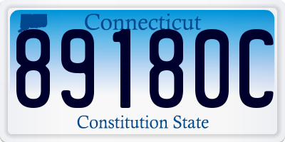 CT license plate 89180C