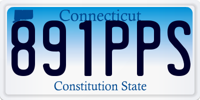 CT license plate 891PPS