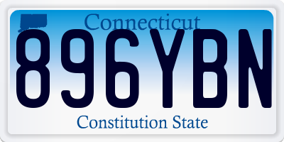 CT license plate 896YBN