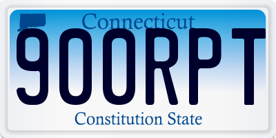 CT license plate 900RPT