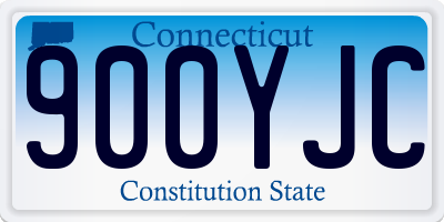 CT license plate 900YJC