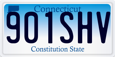 CT license plate 901SHV