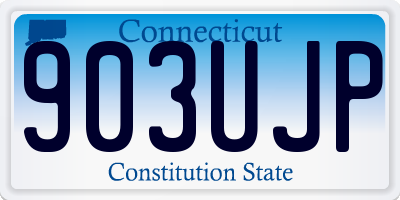 CT license plate 903UJP