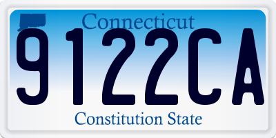 CT license plate 9122CA