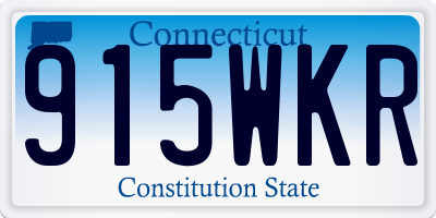 CT license plate 915WKR